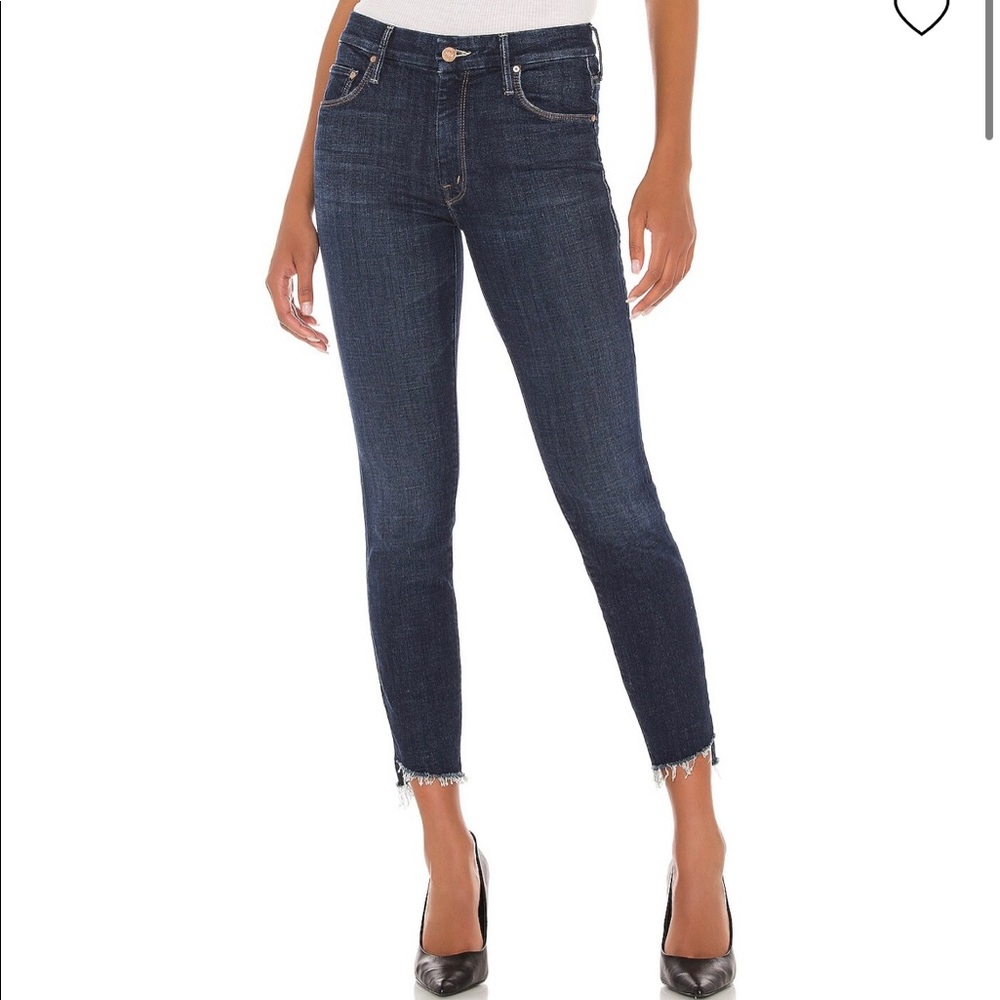 Mother The Looker Ankle Step Fray